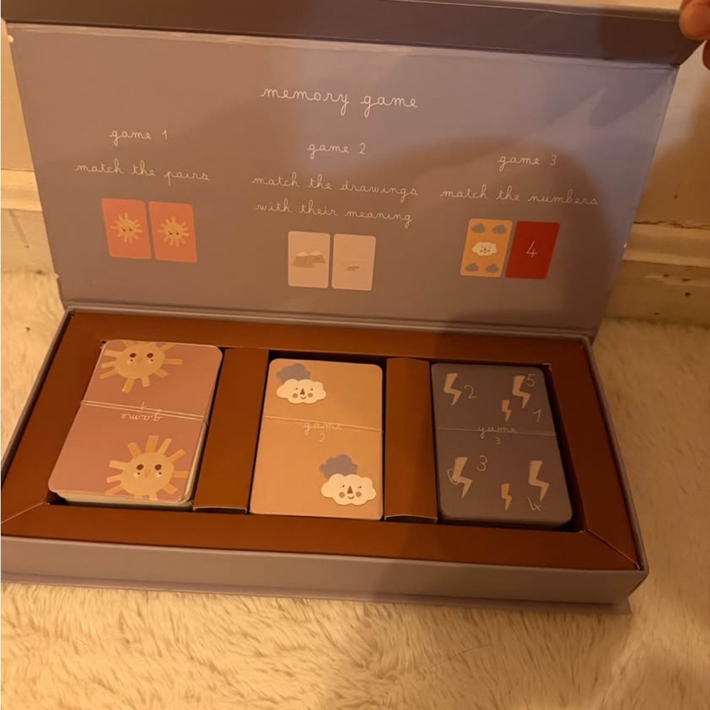 Children's Memory Game Box - Picture 2 of 2